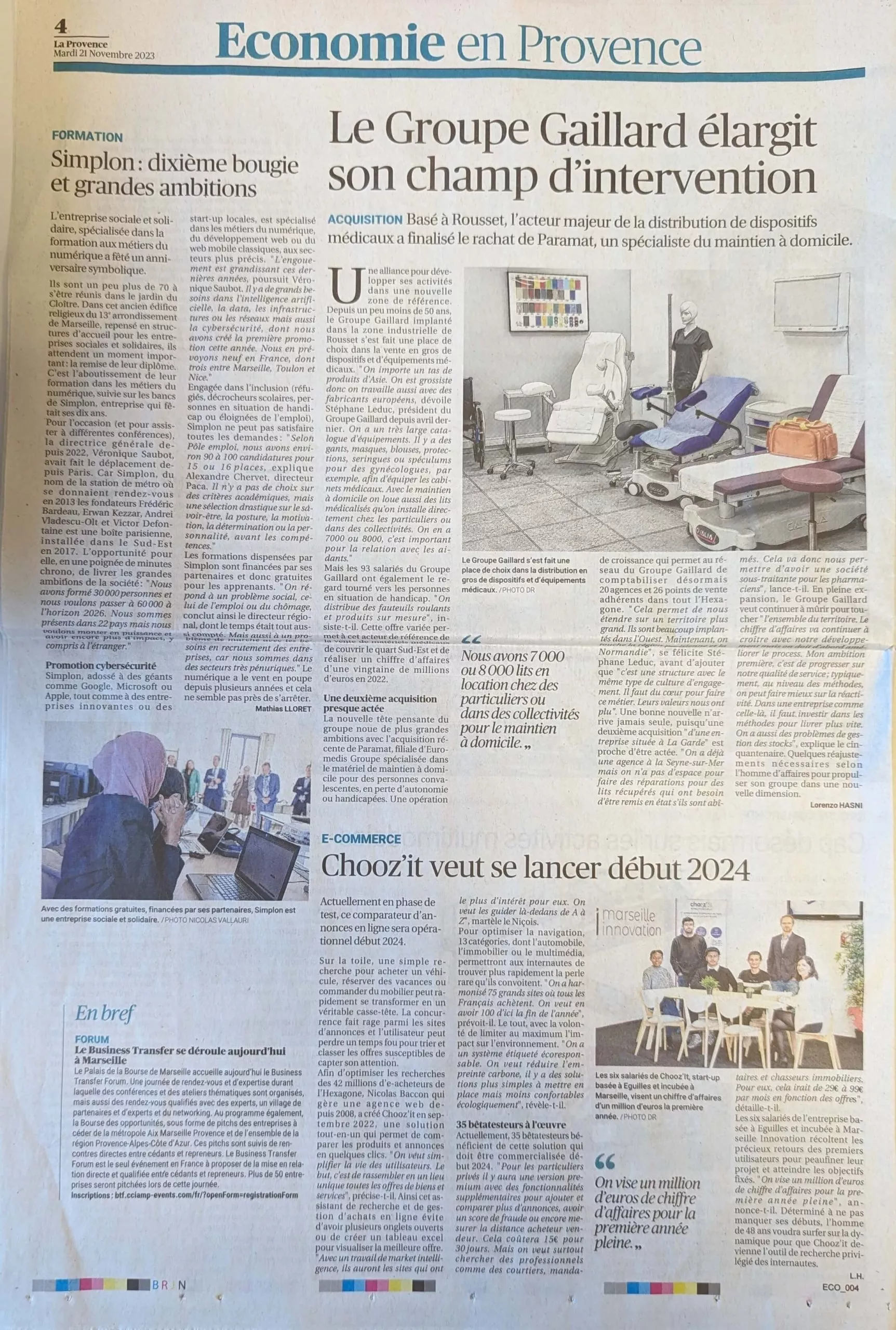 2023 11 21 laprovence couv